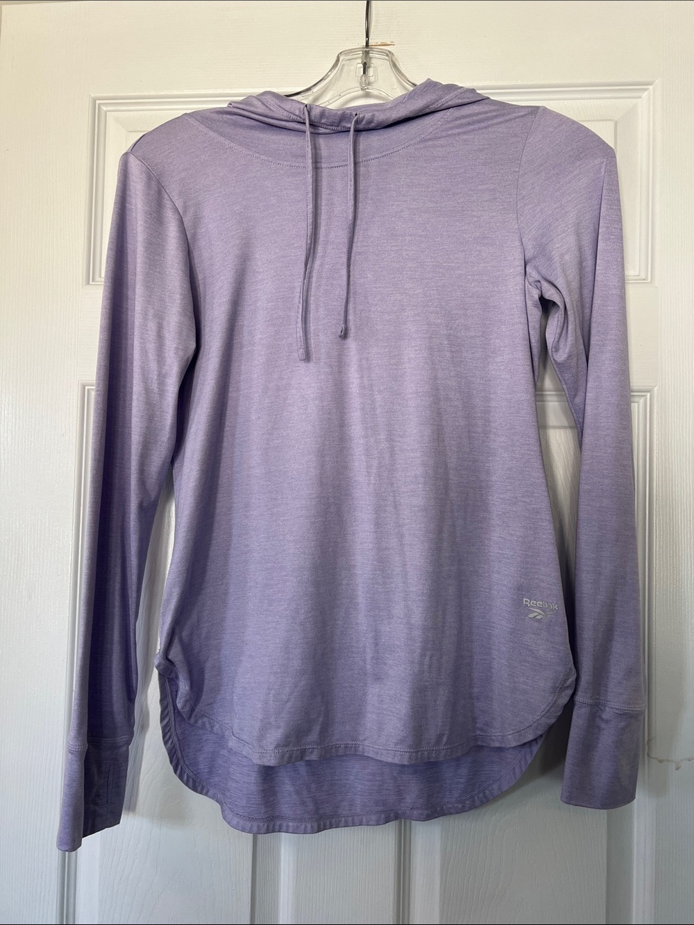 Reebok Lavender Hooded Long-Sleeve Pullover
